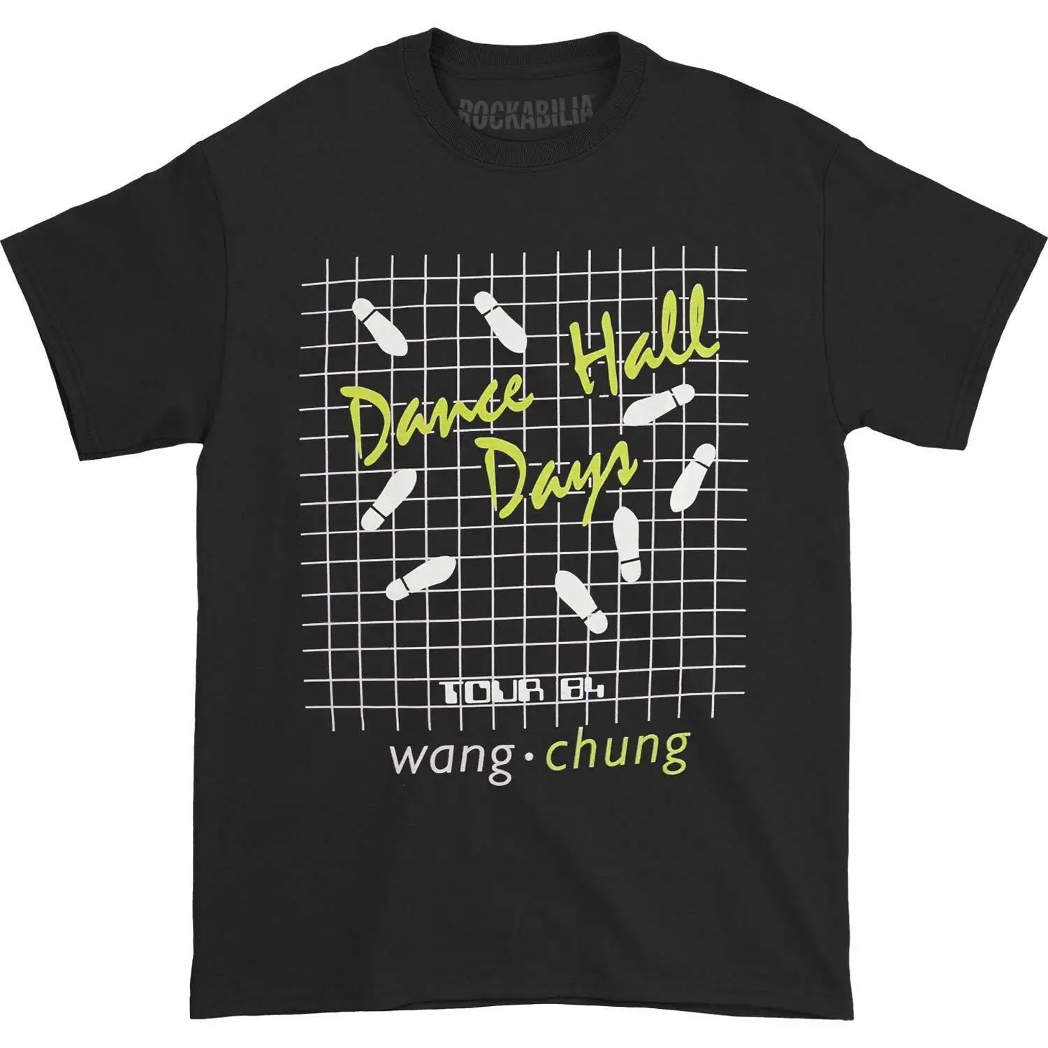 Men'S Wang Chung Dhd 1984 Tour T Shirt Xxx Large Black