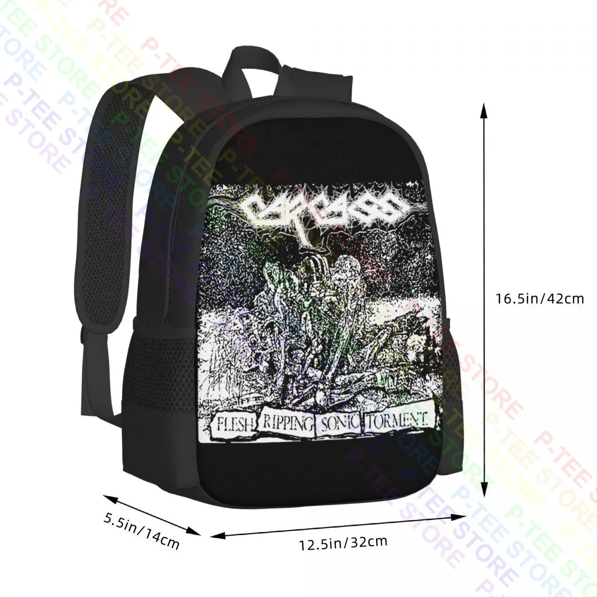 カーカス デスメタル ゲートクリーパー ブラッド インカンテーション グレイブバックパック 大容量 クリエイティブ ジム トートバッグ