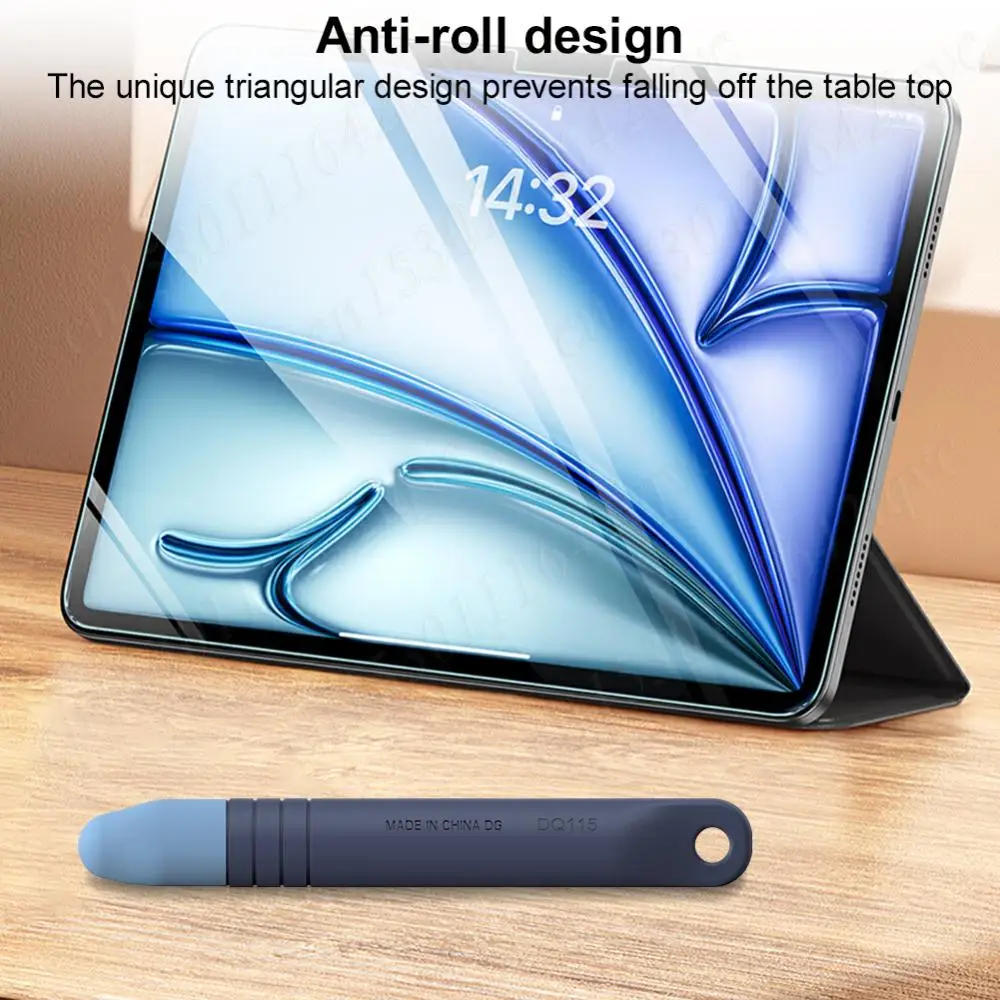 Kid-Friendly Tablet Stylus Anti-Rolling for Touch Screens Safe Stylus Pen Universal Capacitive Stylus for Kindle iPad iPhone