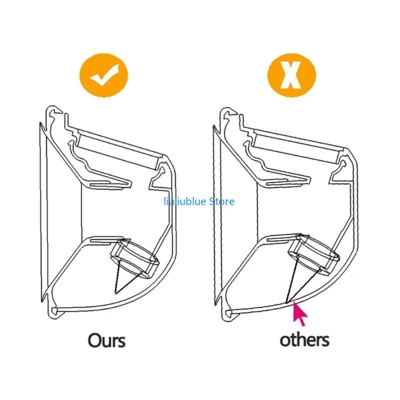 صمامات منقار البط المصنوعة من السيليكون لمضخات الثدي القابلة للارتداء S9/S12 تمنع تدفق الحليب إلى الخلف 62CF