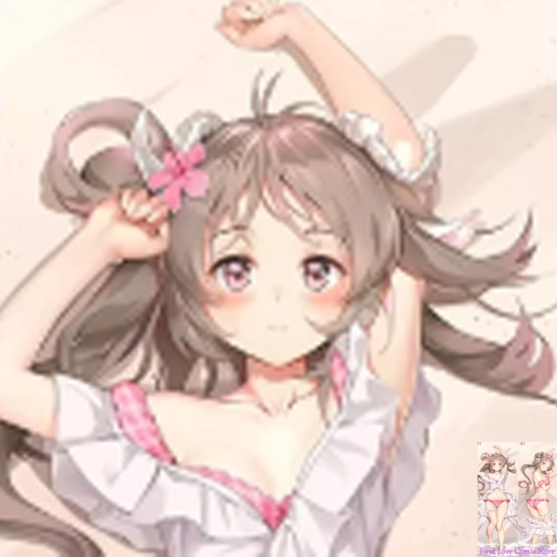 

Dakimakura Anime Pillow Cover Eyjafjalla Arknights Double Sided Print Life-size Body Decoration