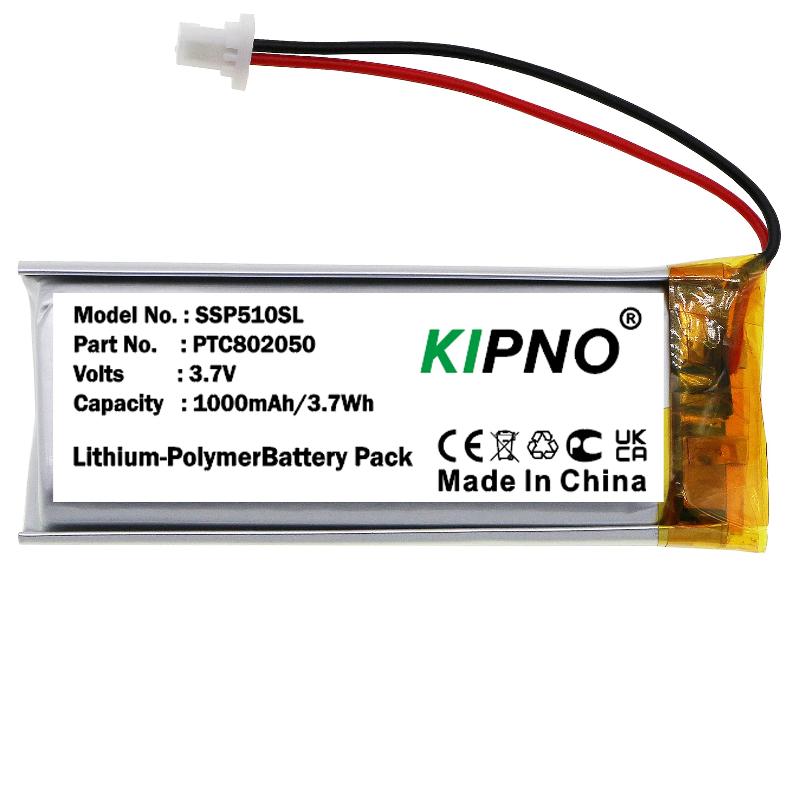 

3.7V 1000mAh PTC802050 Battery For Sena SRL2 SRL-01 (SP51) SHOEI Neotec II GT-Air II J-Cruise II Interphone F2S F3S F4S