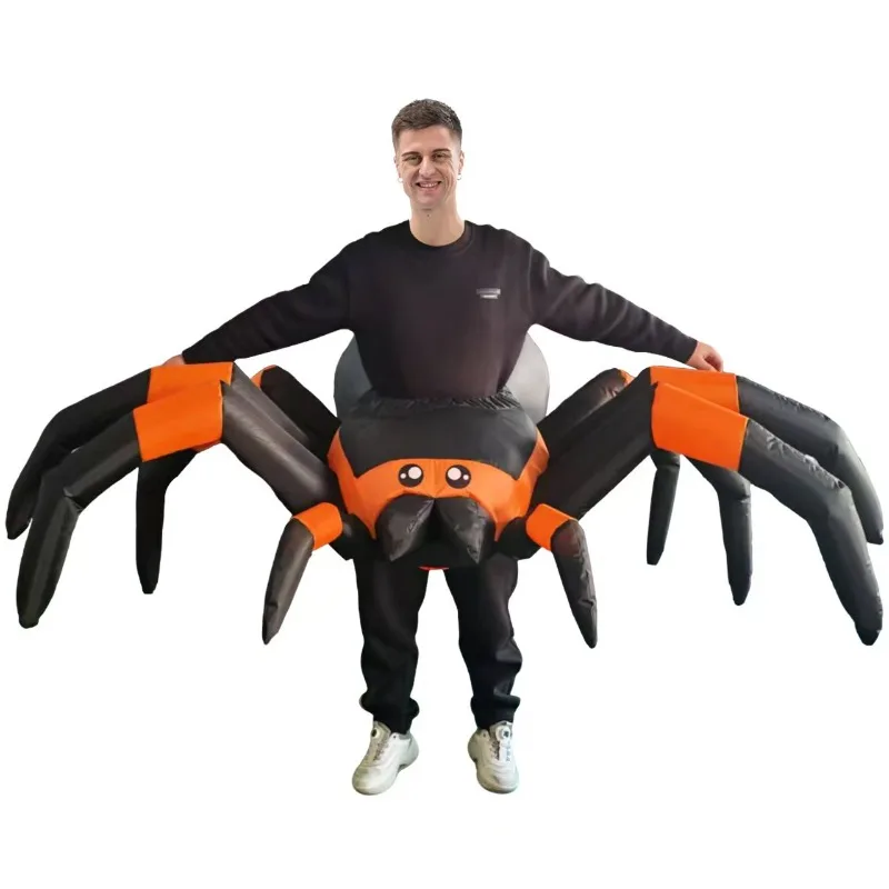 Halloween Inflatable Spider Riding Inflatable Suit