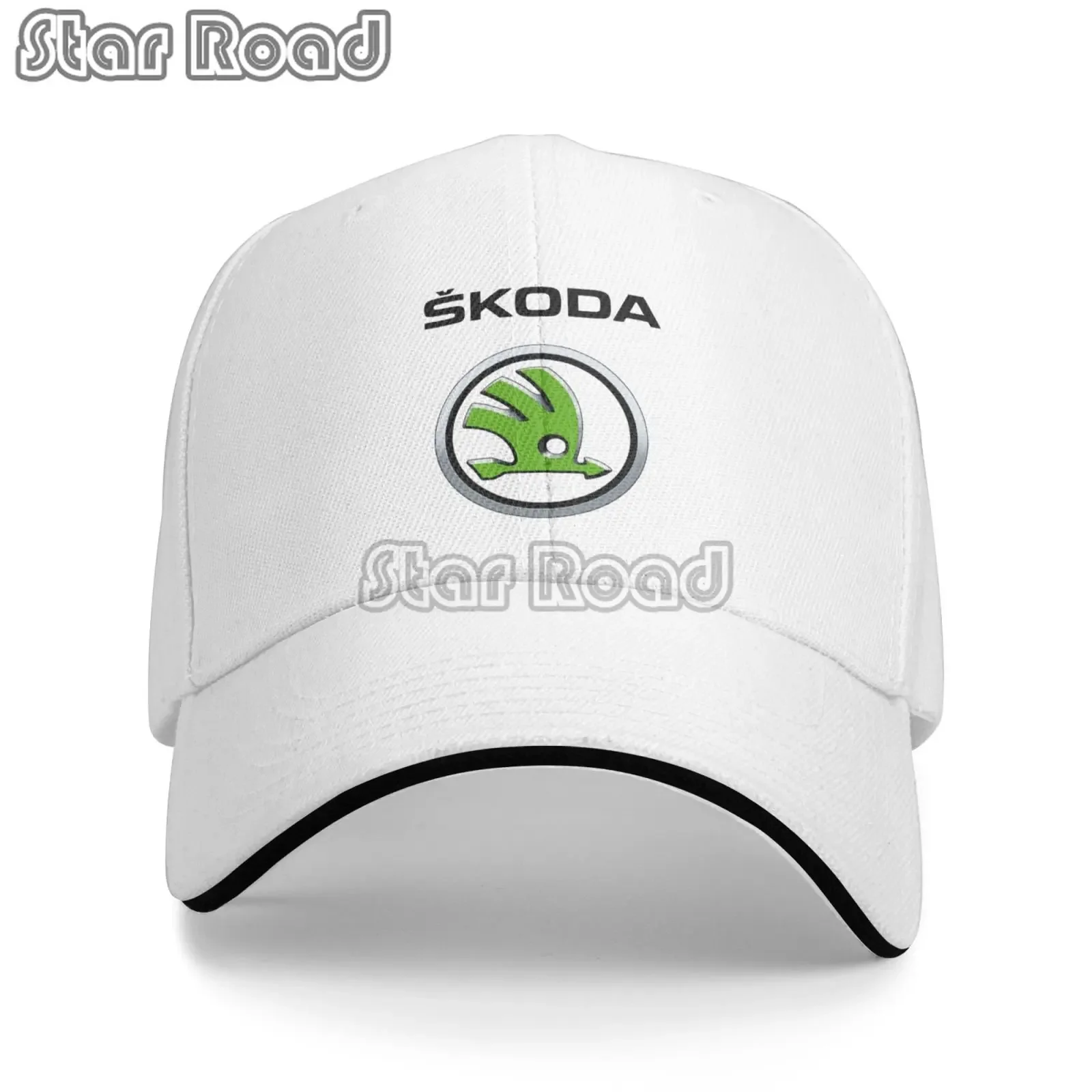 New Fashion Outdoor Sport Fishing Golf for Skoda Logo Baseball Caps Cotton Snapback Hip Hop Hats Men Women Sun Protection Print