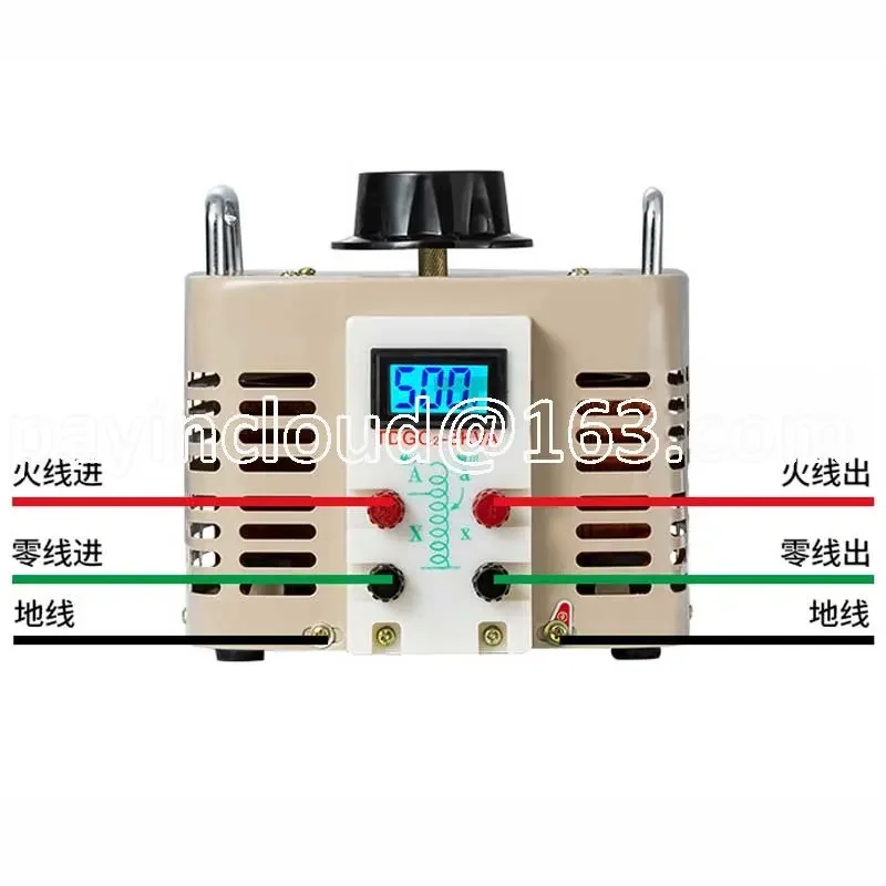 

Customized Single-phase Contact Voltage Regulator TDGC2-5000VA/W 0-250V Stepless Voltage Regulating Autotransformer