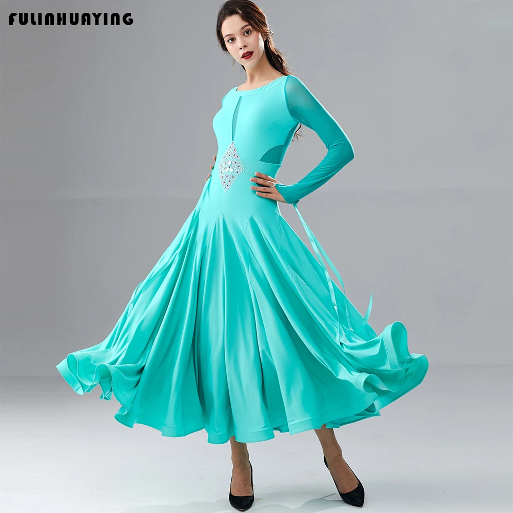 

Ballroom Party Dress for Women, Modern Flamenco Waltz Dance Dress, Ballroom Stadium Attire, Ballroom Dance Dress