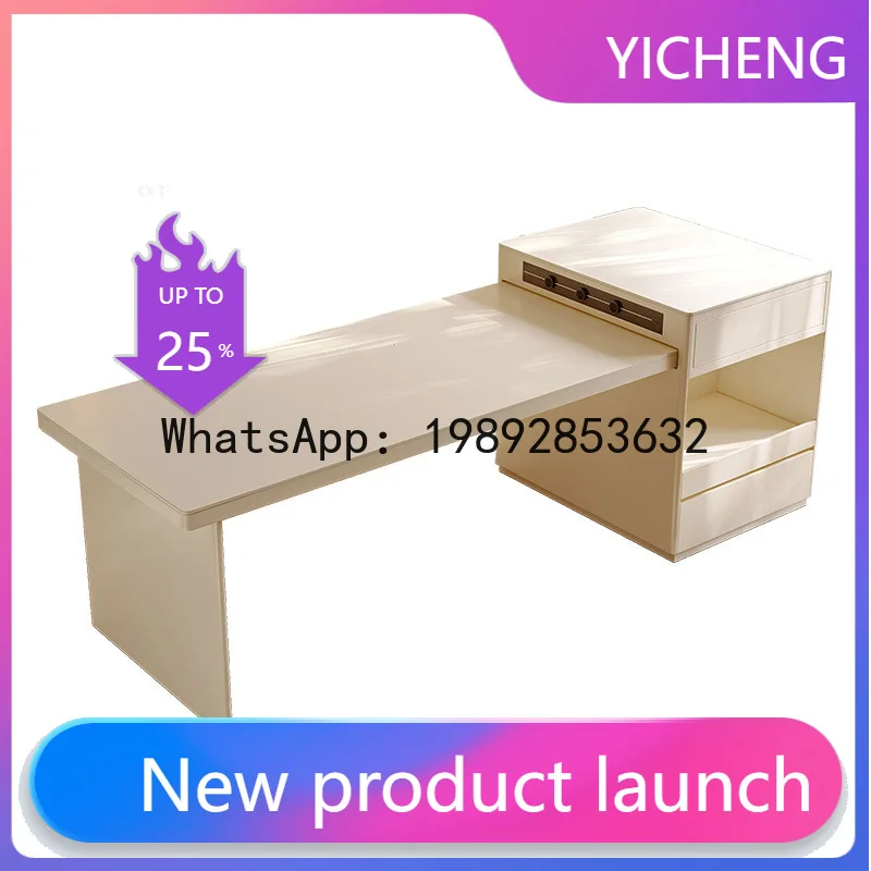 

PYJ living room multi-functional dining table and simple retractable group rock slab island table