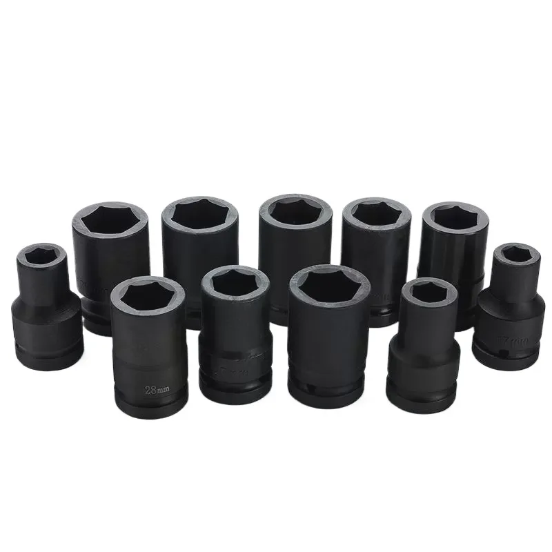 

1-inch socket pneumatic-electric gun handle with heavy-duty 6-pointed 25.4 square 17-130MM