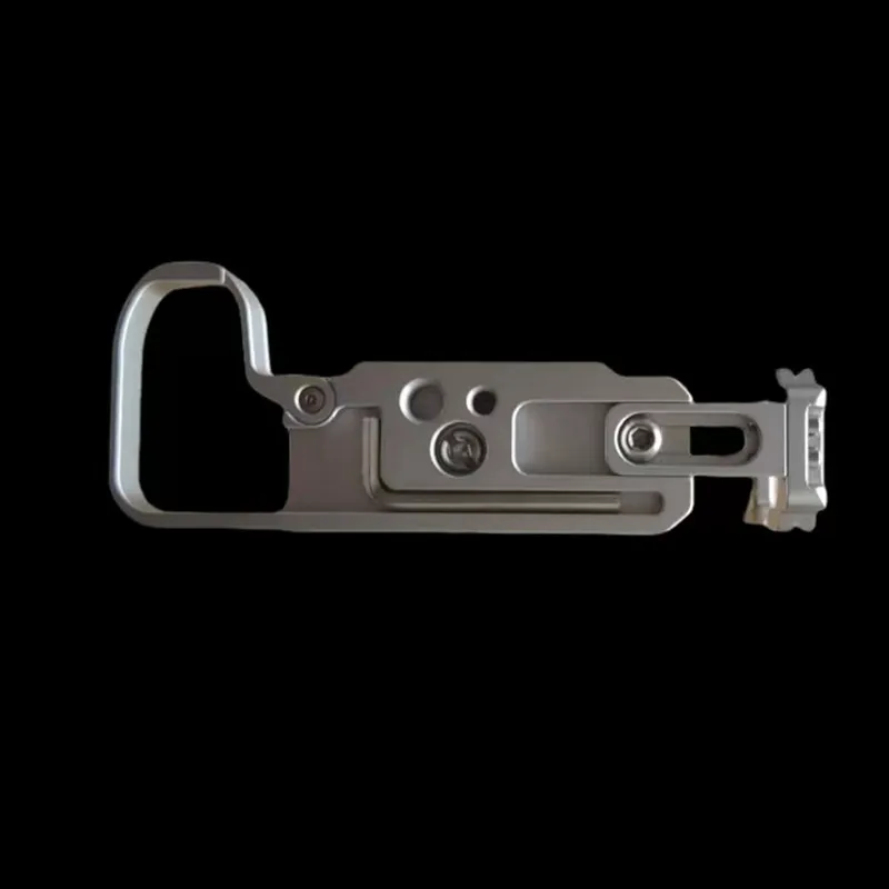 L-Shaped Placa de Tiro Vertical, Adequado para Fuji X-S20 Camera, Base L-Shaped, Extensão Board, Painel Exterior Preto, Acessórios