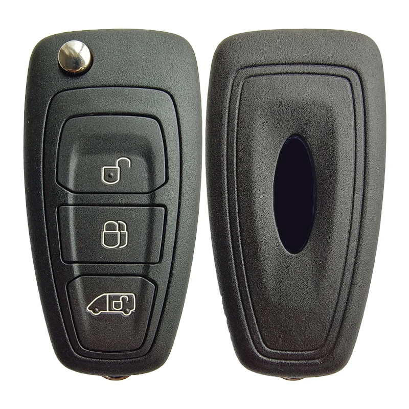 

Original BK2T-15K601-AD For Ford Transit Flip Remote Control Key 3 Button 433MHz 4D83 Chip BK2T15K601AD A2C53435329