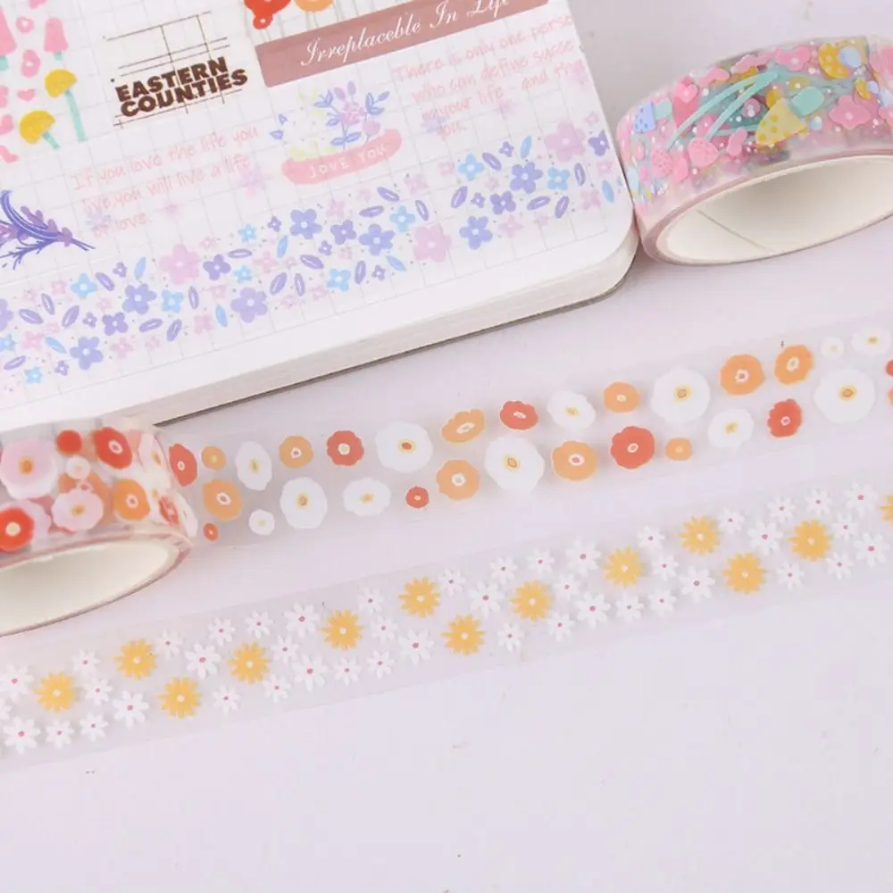 Cute 5Rolls/box Washi Tape Set Washi Paper School Stationery Supplies DIY Decorative Tape Scrapbooking Adhesive Tape