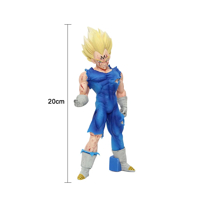 20cm Anime Dragon Ball Figure Goku Vegeta Figures Action Battle Damage Statue Anime Figurine Pvc Model Doll Collection Toy Gifts