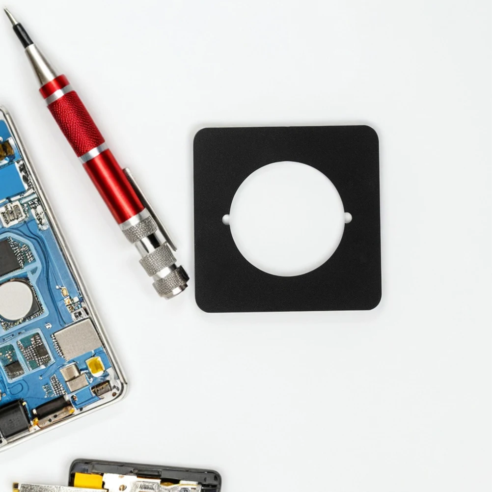 

4 pcs Door Knob Reinforcement Plate Stainless Steel Fix Loose Locks Durable Security Metal Plate For Home Interior Doors