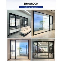 Custom Aluminum Windows and Doors Energy Saving Low E Glass Casement Window Double Glazed Tilt and Turn House Window