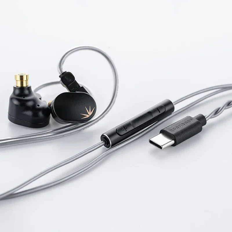 MOONDROP CHU II DSP TYPE-C earphones High Performance Dynamic Driver USB-C In-ear Monitors Headphones