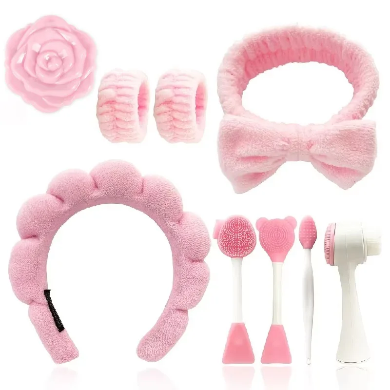 

9-piece portable beauty and toiletry set, suitable for both travel and home use