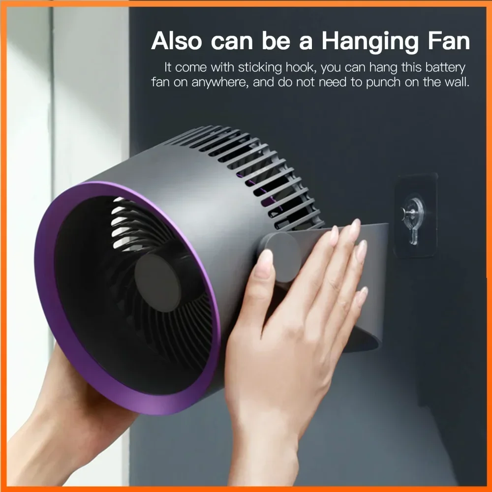 Fan Home Bedroom Ventilator Wall Desk Air Circulator Fan Desktop Ceiling Air Battery Cooler Wall Mount Portable Battery Operated