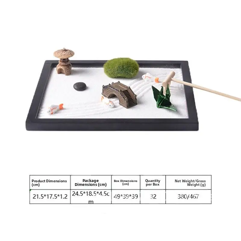 

DIY micro-landscape simulation decorative crafts gardening zen sand table office living room desktop ornaments