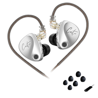 Reliable-KZ Castor Hifi Headphones 2 Dynamic in Ear Tunable Wired Earphones Wheat-Free Cancelling Earbuds