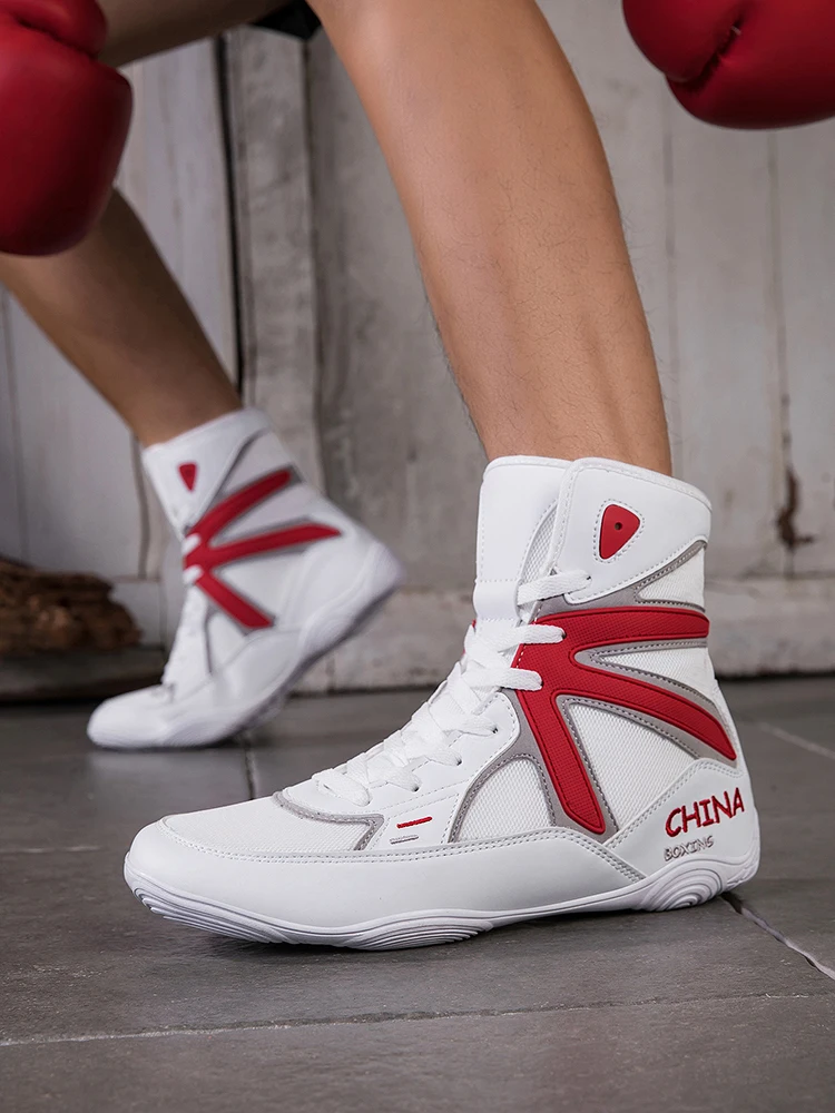 

Men's Professional Wrestling Shoes Sports Combat Footwear Comfortable Anti-Slip Wrestling Shoes for Men and Women