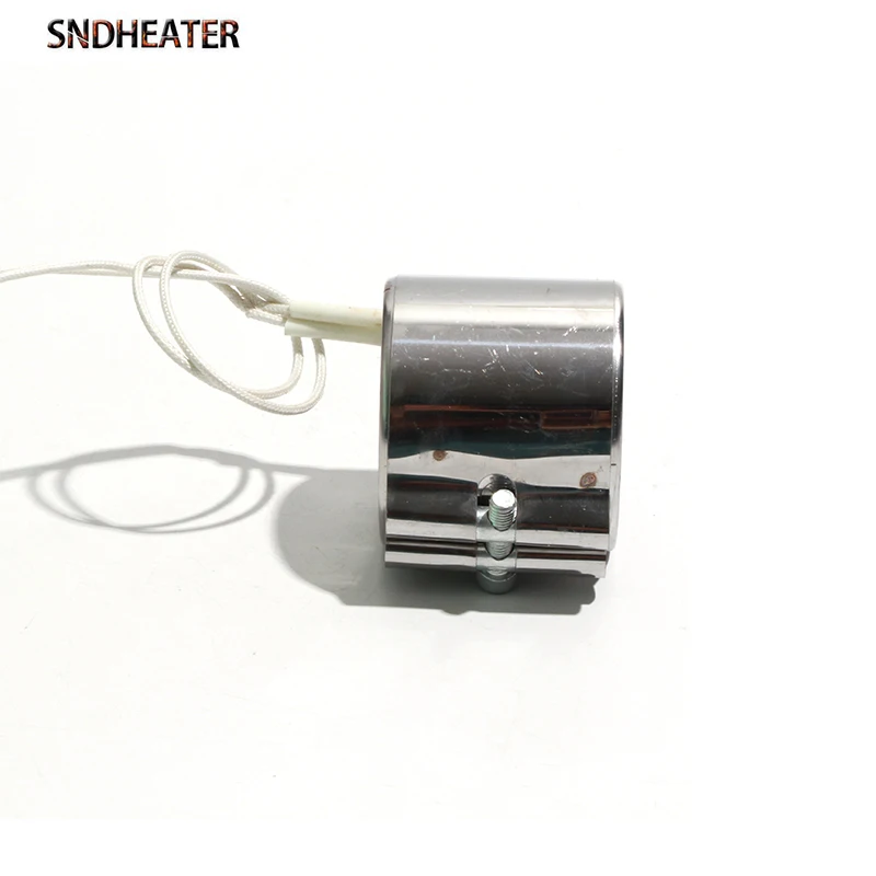 SNDHEATER-extrusora eléctrica de banda de acero inoxidable, calentador de inyección de barril, ID * H, 25x20/30/35mm, 110V/220V, 60/70/80W, 2 unidades por lote