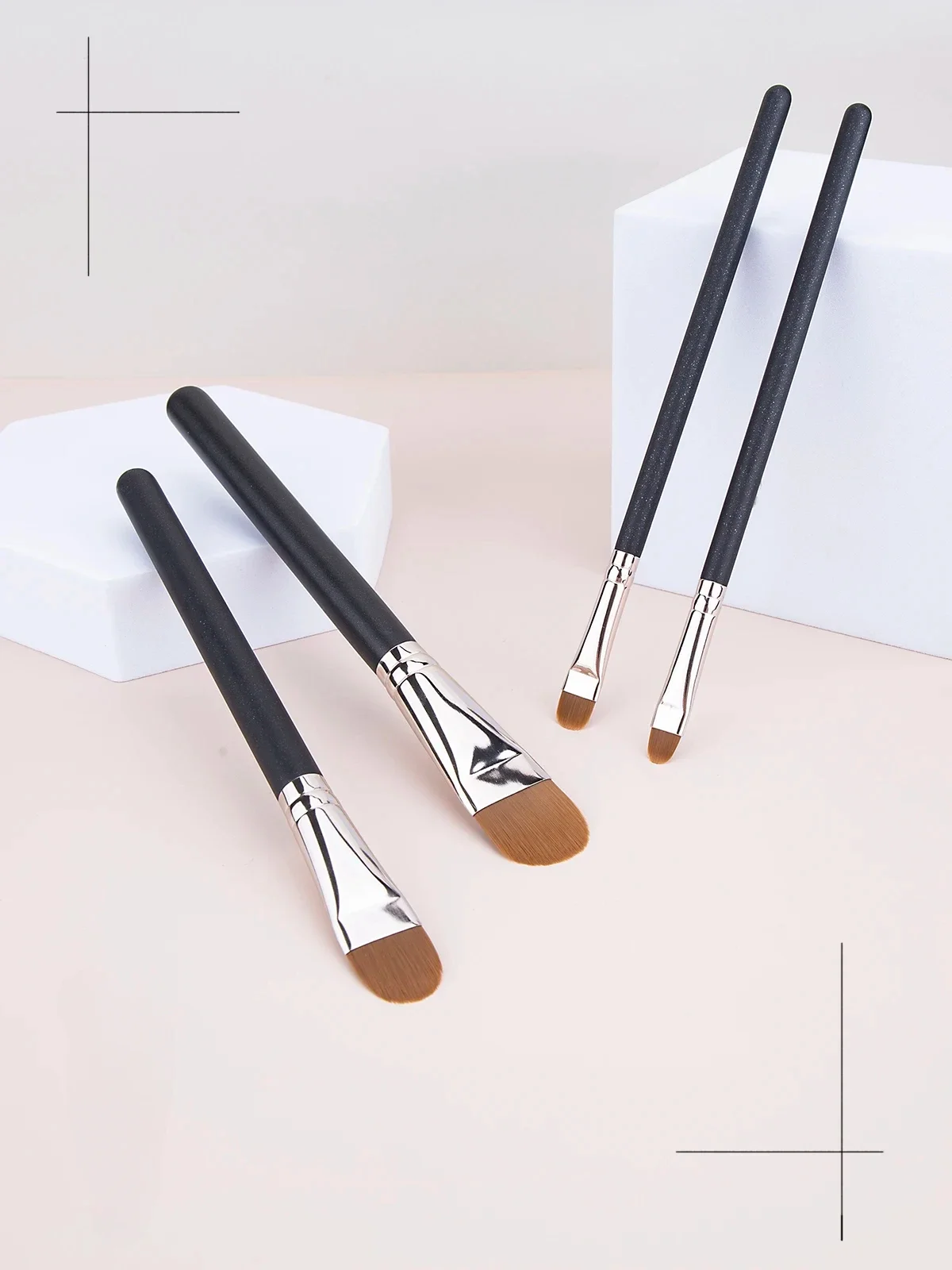 4 Arten von verbessertem, ultradünnem Foundation-Concealer-Make-up-Pinsel, professionelles Make-up-Werkzeug für flüssige Foundation-Creme, Concealer – Detail 10