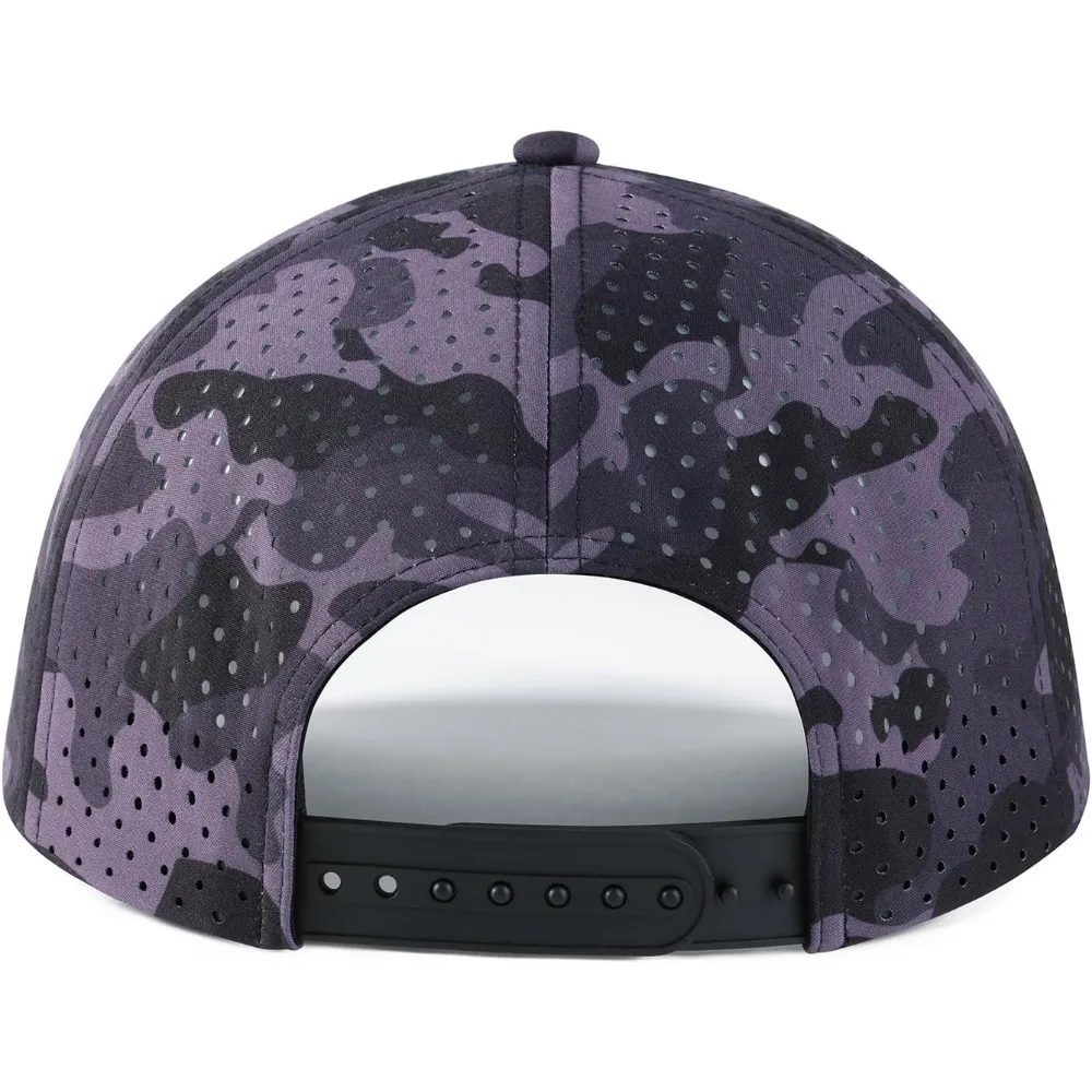 الرجال سريعة الجافة قبعة بيسبول الليزر قطع شبكة الكرة حافة منحنية Snapback قبعة.