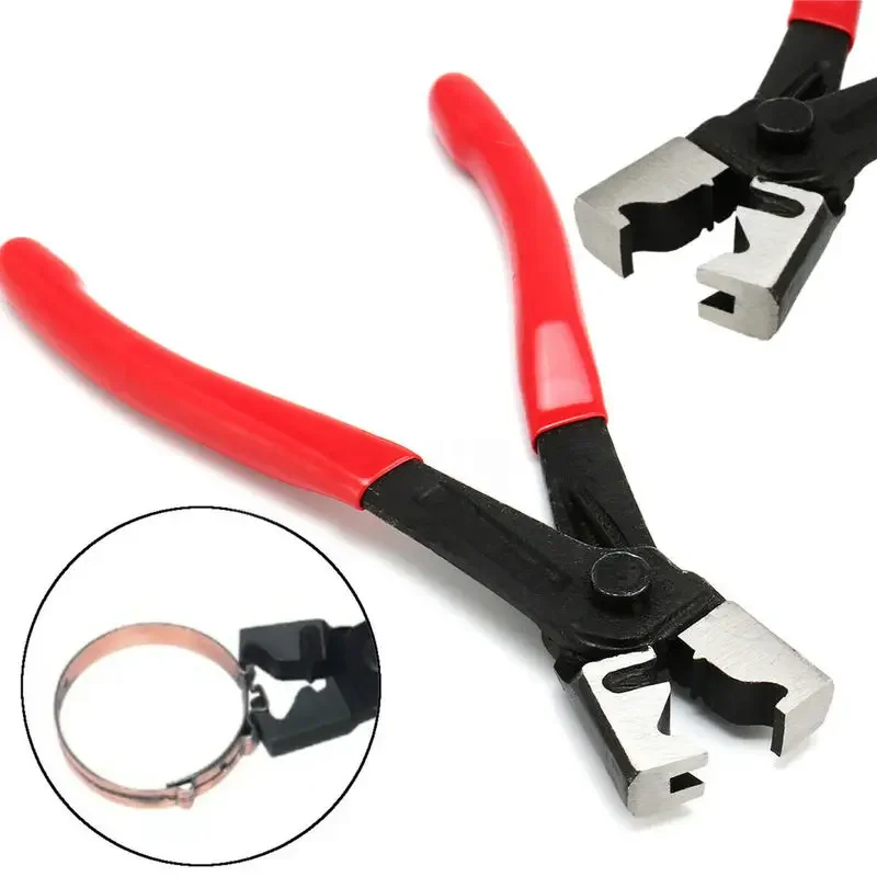 Dremaburgh Hose Clamp Plier Car Fuel Angled Clip Plier Collars Collets Clamps Long Pliers Tube Bundle Removal Repair Hand Tools