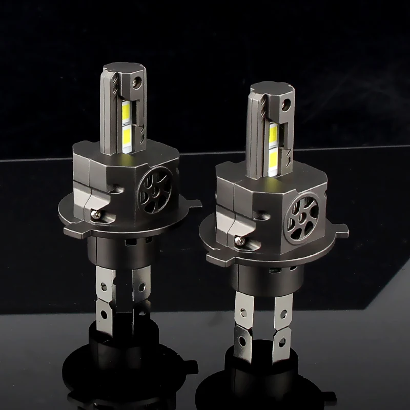 2PCS CANbus H4 LED Headlight Bulb 100W 30000LM High Low Beam For Nissan Micra K12 2003-2010 2004 2005 2006 2007 2008 2009 - view 4