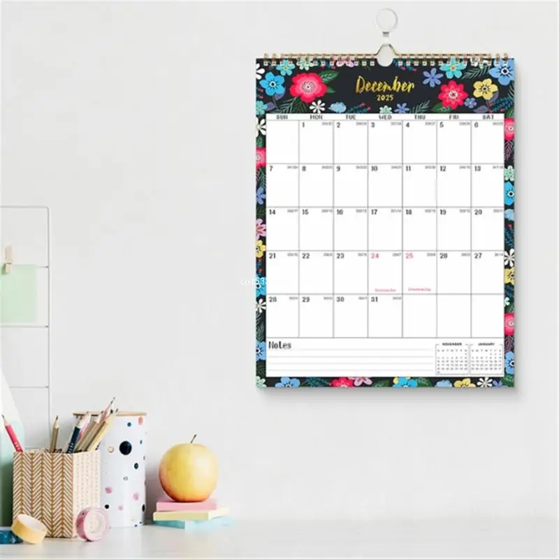 2025 Wall Calendar School Year Calendar Hanging Calendar School Calendar Dropship