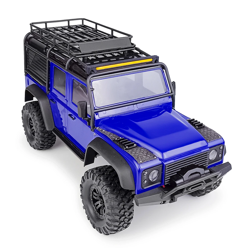 YEAHRUN シミュレーションスキッドプレート保護ネットフェンダー牽引シャックルライト TRX-4M ディフェンダー 1/18 RC カーアップグレード装飾パーツ用