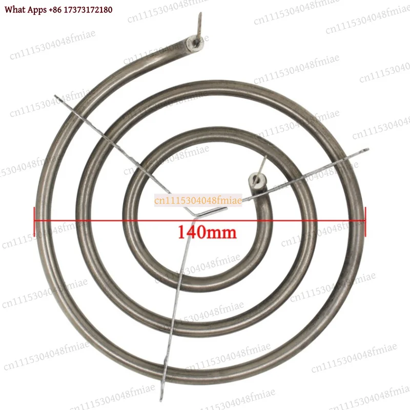 1000W Cooktop Stove Burner Heating Element for Oven Stainless Steel Electric Coil Spiral Surface Heating Tube 110V 220V Parts