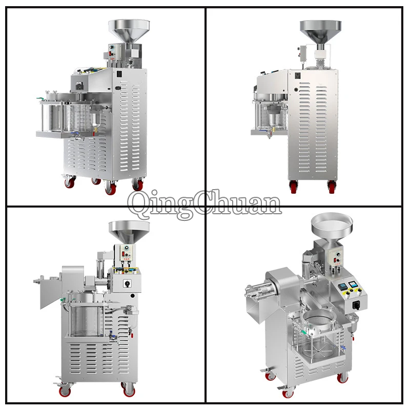 Oil Press Machine S01 3650W Home Peanut Seeds Squeezer Stainless Steel Business Sesame Sunflower Expeller Soybean Extraction