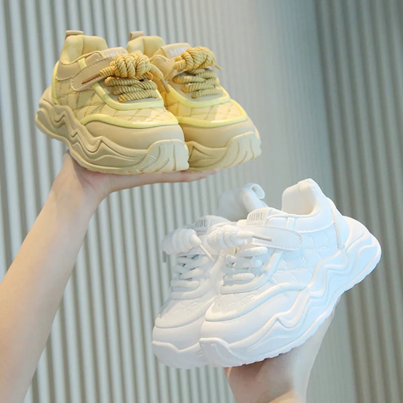 

Детские кроссовки Zapatillas, осень 2023, новый стиль, туфли для мальчиков, удобная нескользящая повседневная обувь на толстой подошве для девочек, Zapatos De Mujer