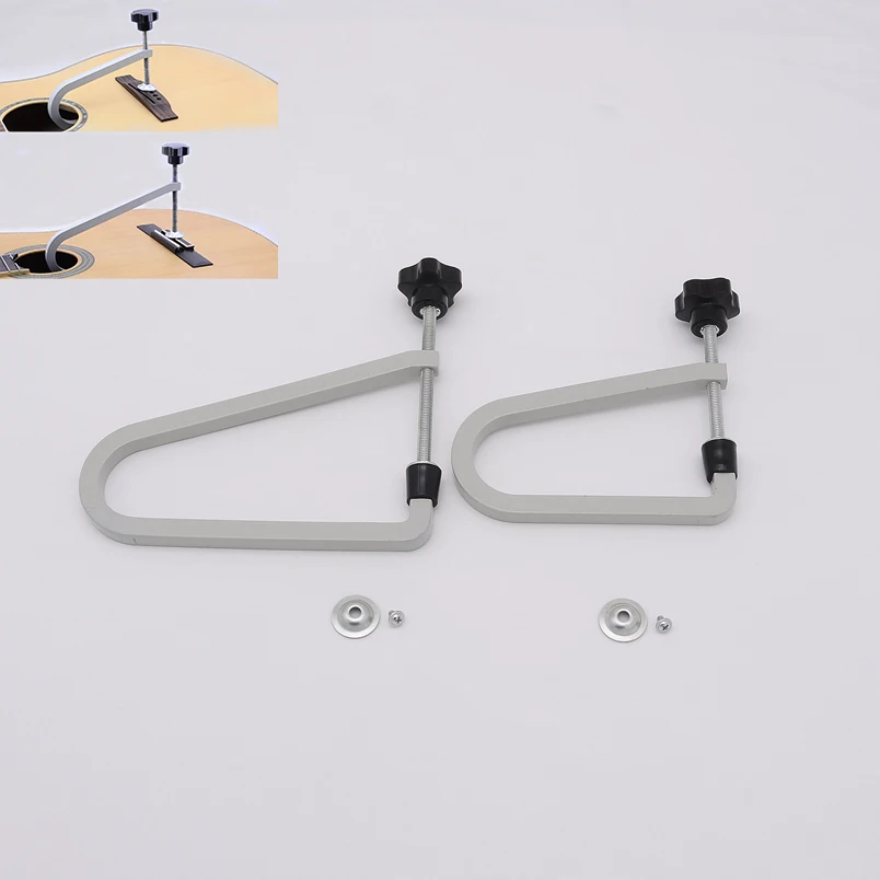 Acoustic Guitar Accessories Bridge Clamp / Cast Steel Deep Throat Clamp / Deep Reach C-Clamp Guitar Repair Tool