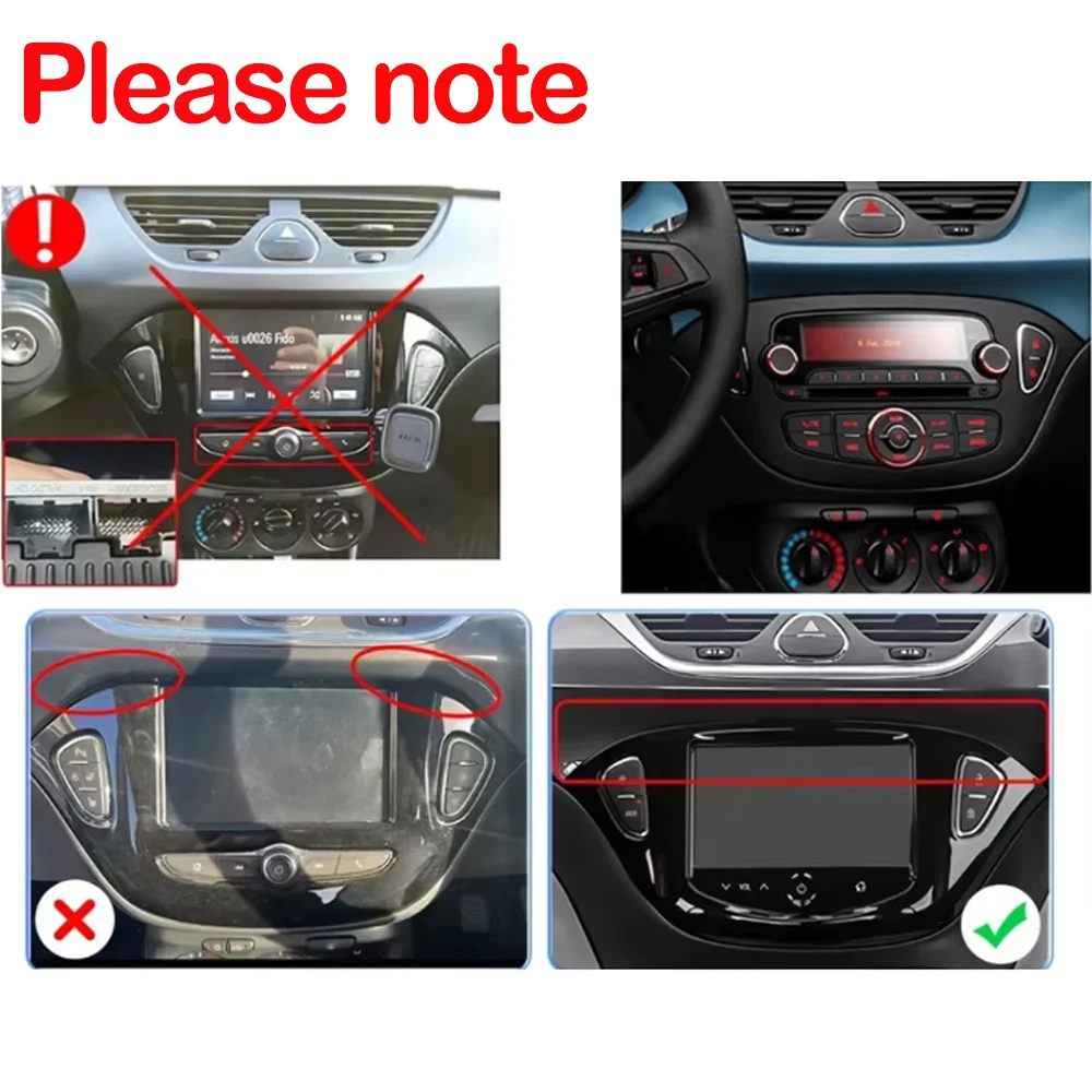 Android 16 Car Radio Carplay For Opel Corsa E 2014 2015 - 2019 2 Din Audio Multimedia GPS Navigation Auto Stereo Monitor BT WIFI