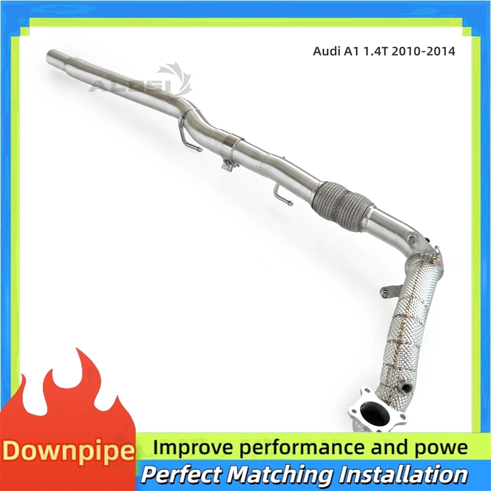 

Выхлопная труба для Audi A1 1.4T 2010-2014, модификация выхлопной трубы из нержавеющей стали, водосточная труба