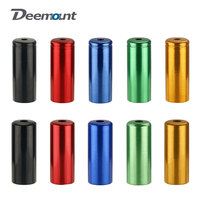 10/12 pcs Cable Caps Bicycle Brake Wire End Housing Tip CNC-machined Anodized Alloy Derailleur Shifter Cable Ferrules Sleeve