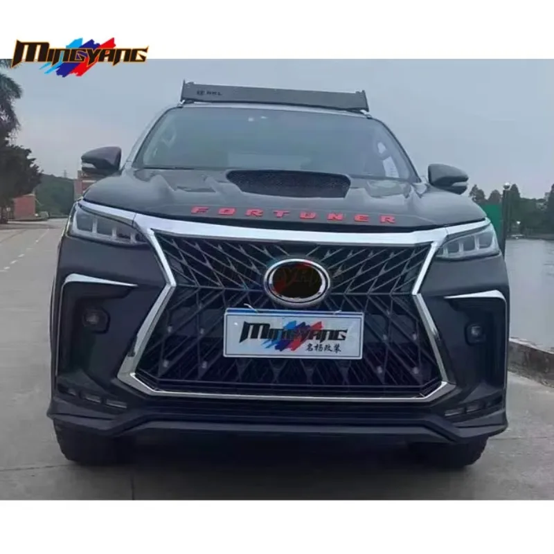 

Factory Hot Selling Body Kits Fortuner Coversions Grille Headlight Front Bumper Facelift Accessories 2017 2021for Fortuner Body