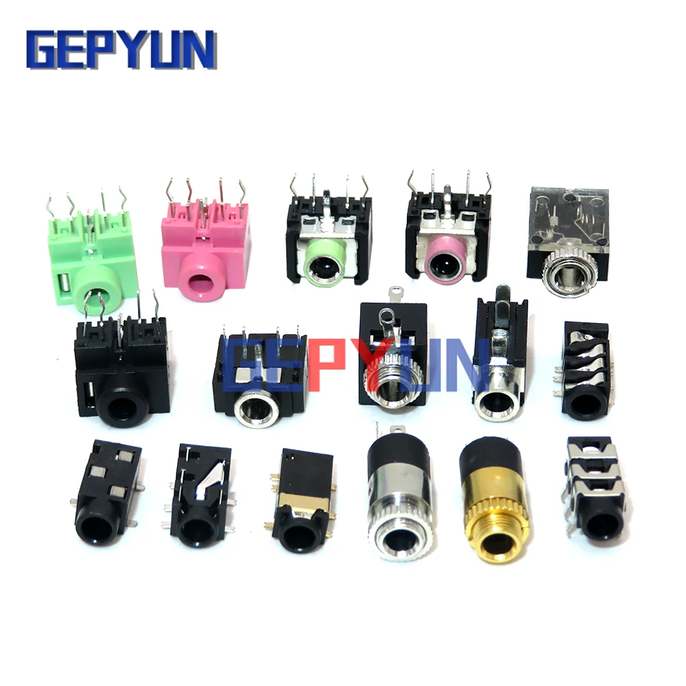 PJ-313 PJ-392 PJ-327F PJ320B PJ301M 3F07 PJ-342 PJ-324M PJ-317 PJ-316 PJ-306 PJ-393 Presa Femmina Jack Connettore Audio Da 3,5 Mm