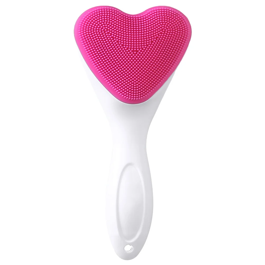 Gesichtsreinigungsbürste Soft Face Scrubber Love Cleansing Manuelles Waschen Silikon Peeling Miss