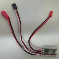 1PCS 10A Brushed ESC 1-3S Two Way Motor Speed Controller with Brake/without Brake 1A BEC for RC Vehicle Car Boat Model