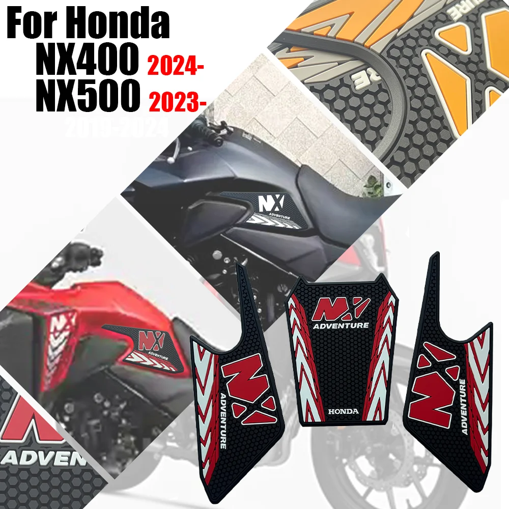

For Honda NX400 NX500 Accessories Non-slip Rubber Fuel Tank Anti-slip protective Stickers Moto Decals HondaNX400 HondaNX500 2024
