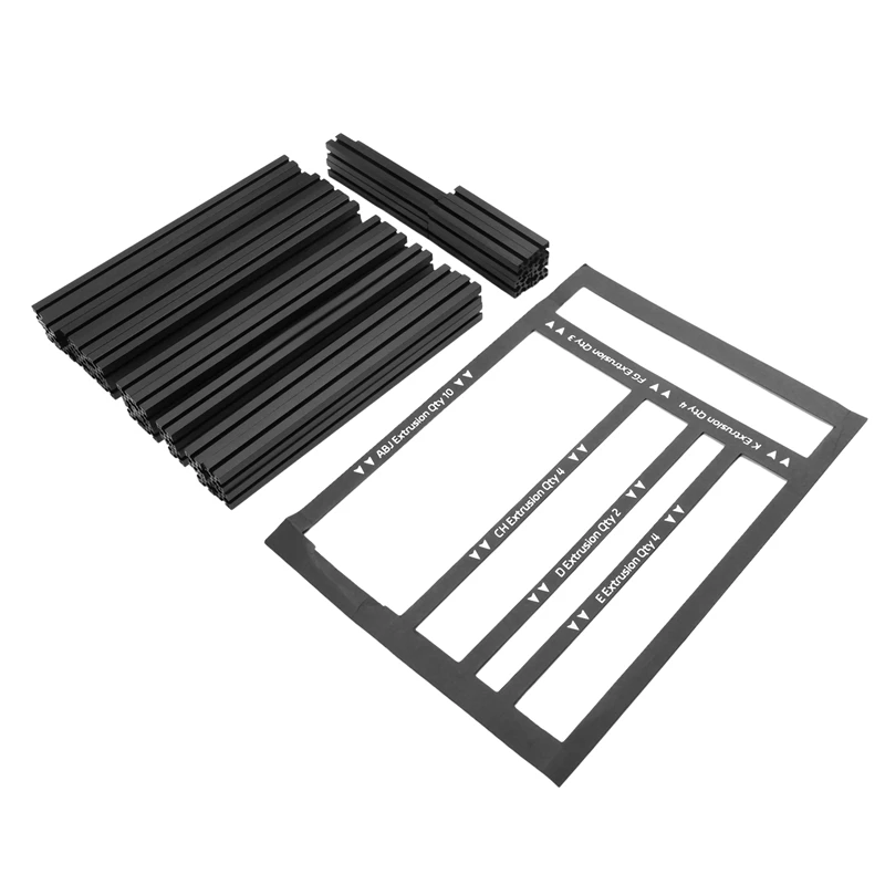 For VORON 0.2 V0.2 1515 Aluminum Frame Extrusion Tophat Kit For Enhanced 3D Printing Pre-Tapped & Drilled