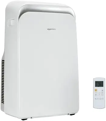 

Basics 13500 BTU 4-in-1 Portable AC – Cool, Heat, Dry, Fan – 550 Sq Ft, White
