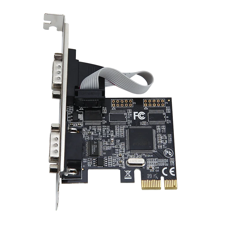 2PCS PCIe-2개의 직렬 포트 카드 O/I 카드 AX9900 칩
