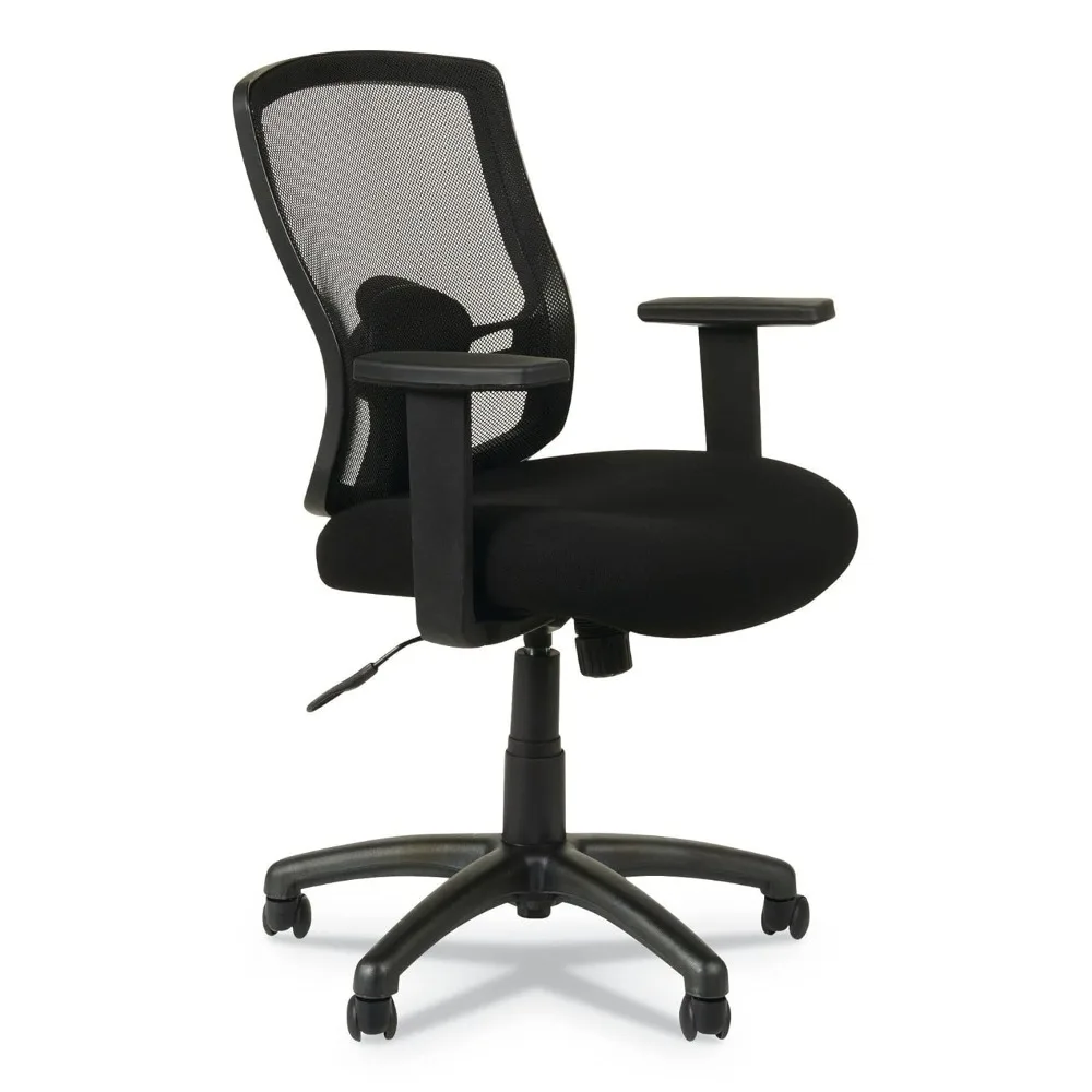 Office Desk Chair, Mid-Back, Black, Customized