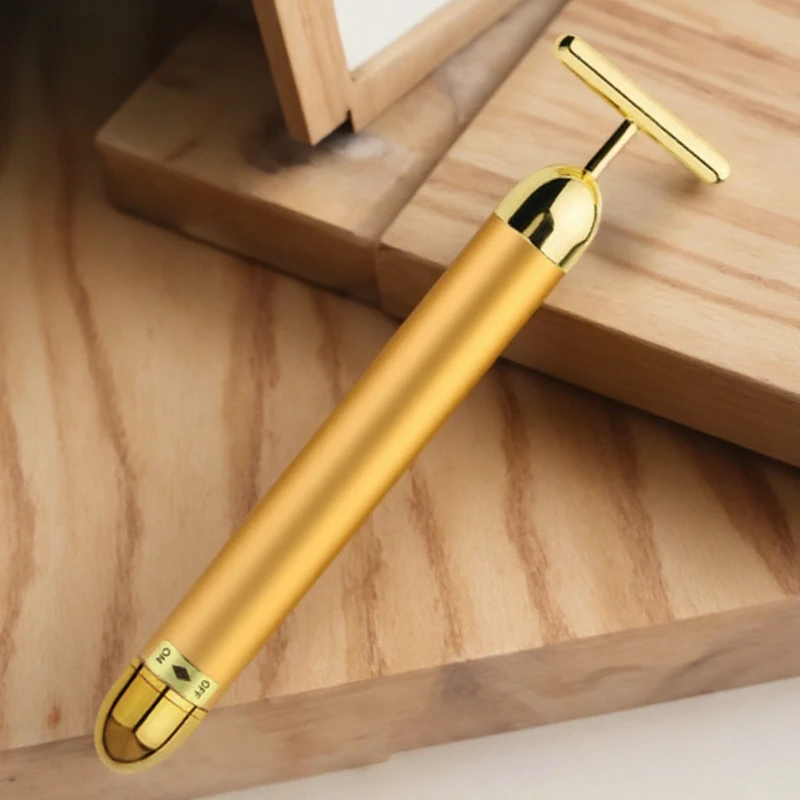 Rodillo masajeador Facial Stonego, cuidado de belleza, herramienta Facial reafirmante por vibración, palo adelgazante, dispositivo de cuidado de la piel, equipo de belleza para uso doméstico