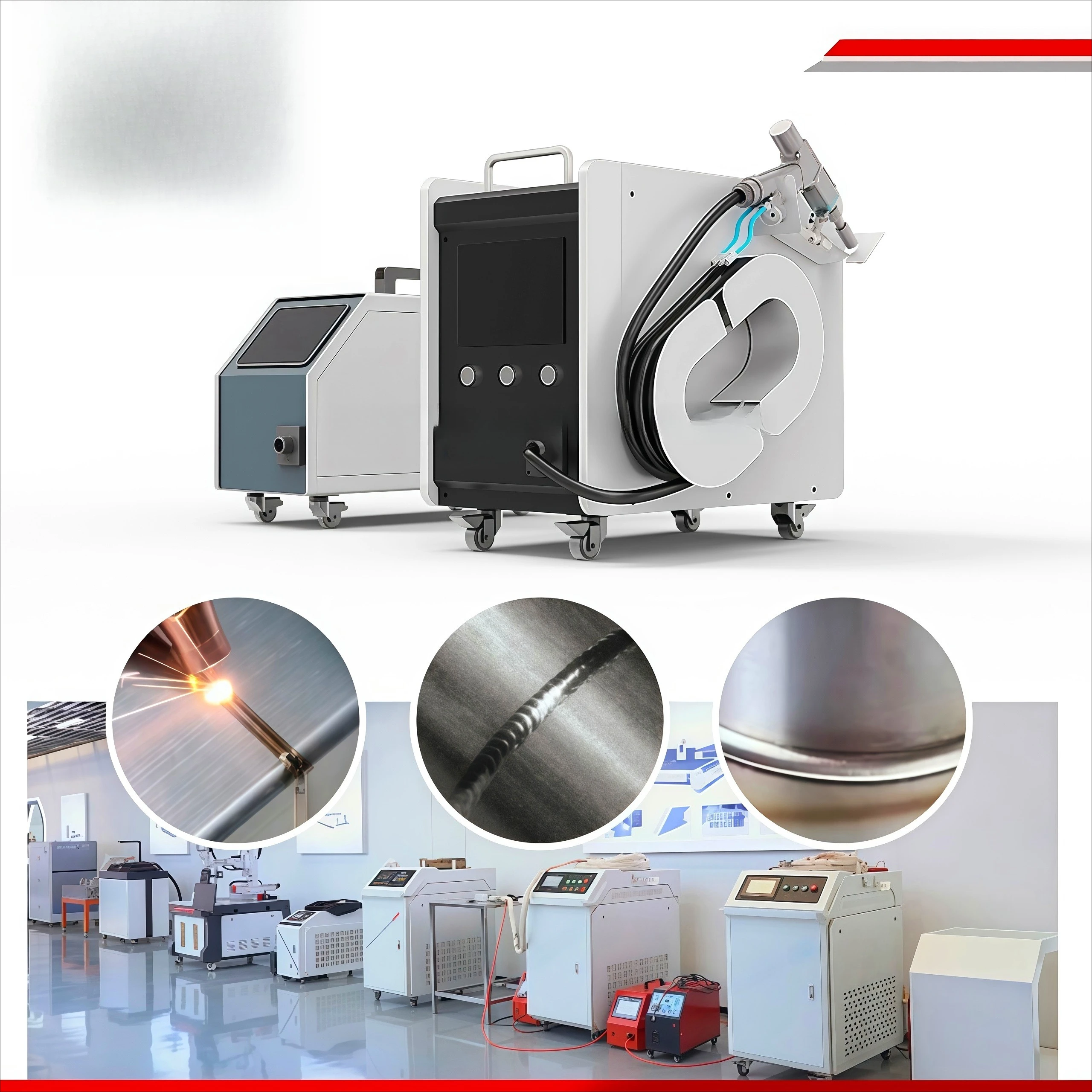 HN  Fiber Optic  Welding Machine with Air Cooling System, 2000W Handheld for Stainless Steel and Aluminum Sheets