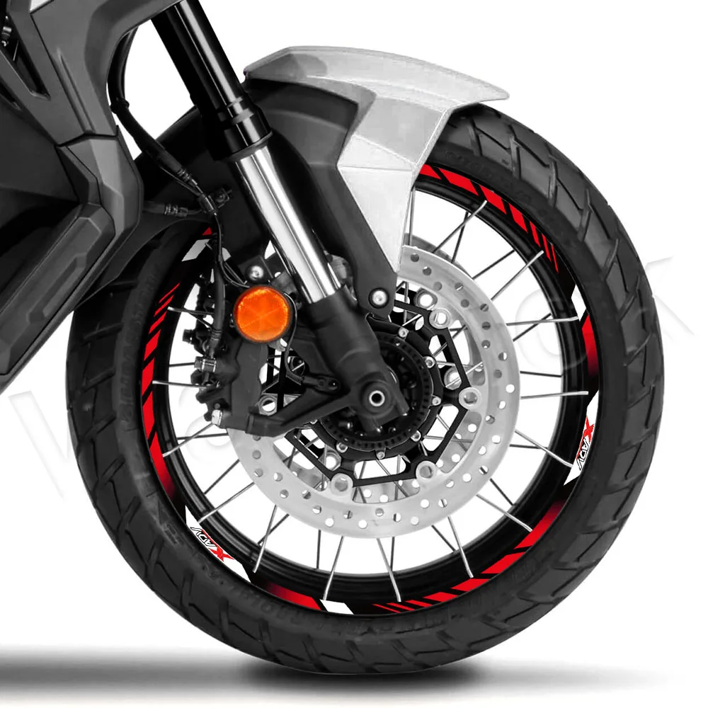For Xadv X-ADV 750 xadv750 X-Adventure Reflective Motorcycle Wheel Sticker 17″15″ Rim Decal Stripe Tape Accessories